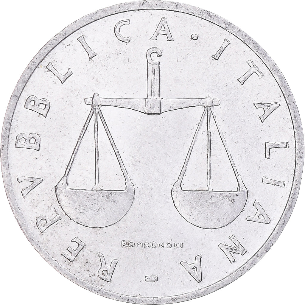 Münze, Italien, Lira, 1954, Rome, VZ, Aluminium, KM:91