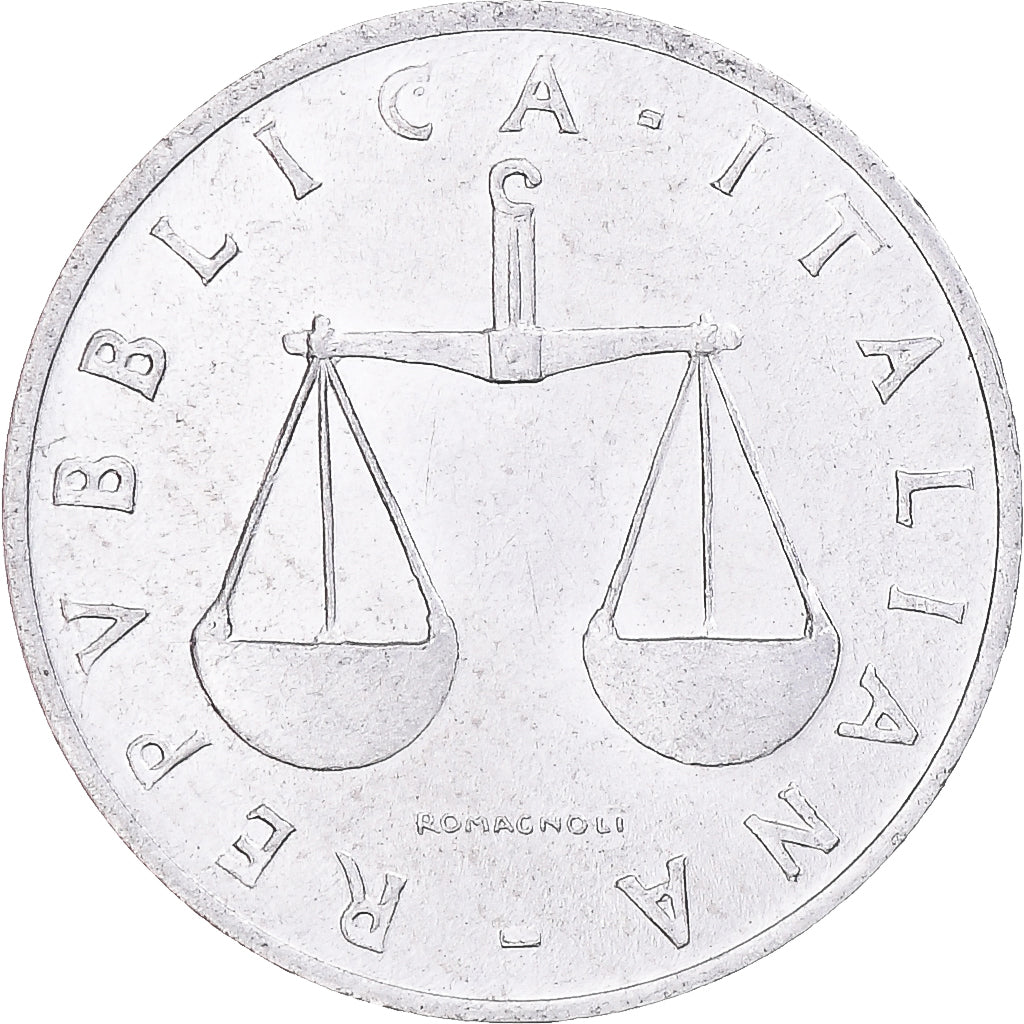 Coin, Italy, Lira, 1955, Rome, AU(50-53), Aluminum, KM:91