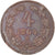 Moneta, Austria, Franz Joseph I, 4 Kreuzer, 1864, EF(40-45), Miedź, KM:2194