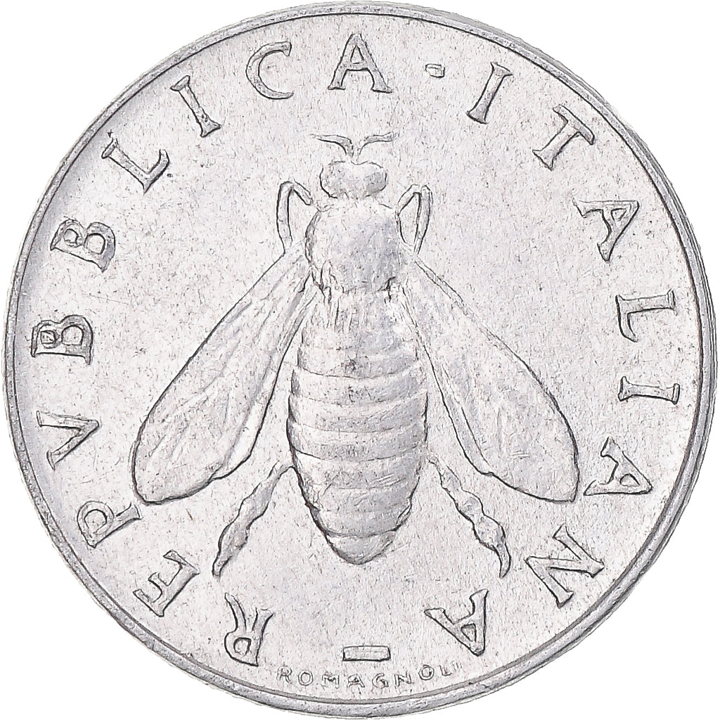 Moneta, Italia, 2 Lire, 1954, Rome, BB, Alluminio, KM:94