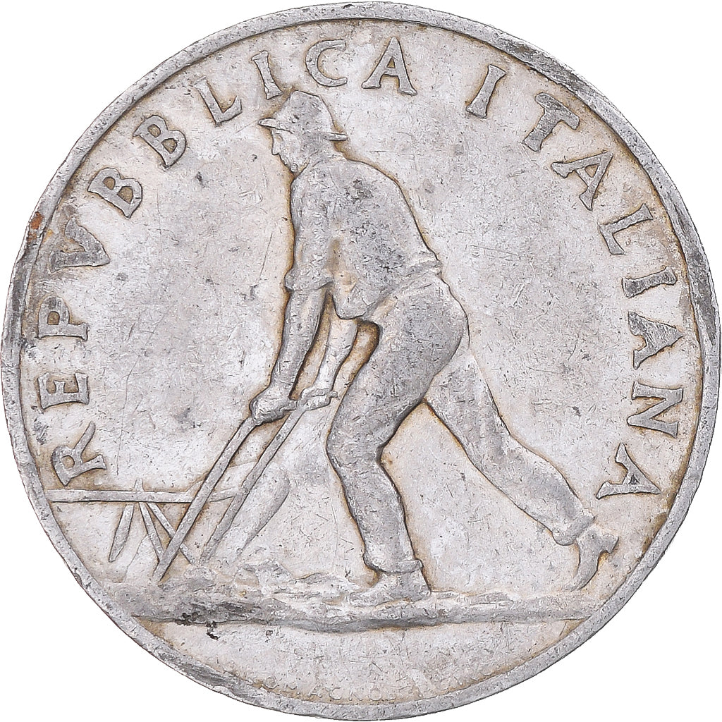 Münze, Italien, 2 Lire, 1948, Rome, S, Aluminium, KM:88