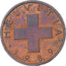 Moneda, Suiza, Rappen, 1989, Bern, MBC, Bronce, KM:46