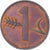 Munten, Zwitserland, Rappen, 1989, Bern, ZF, Bronzen, KM:46