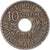 Coin, Tunisia, Muhammad al-Nasir Bey, 10 Centimes, 1918, Paris, EF(40-45)