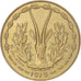 Moeda, Estados da África Ocidental, 10 Francs, 1979, Paris, MS(60-62)