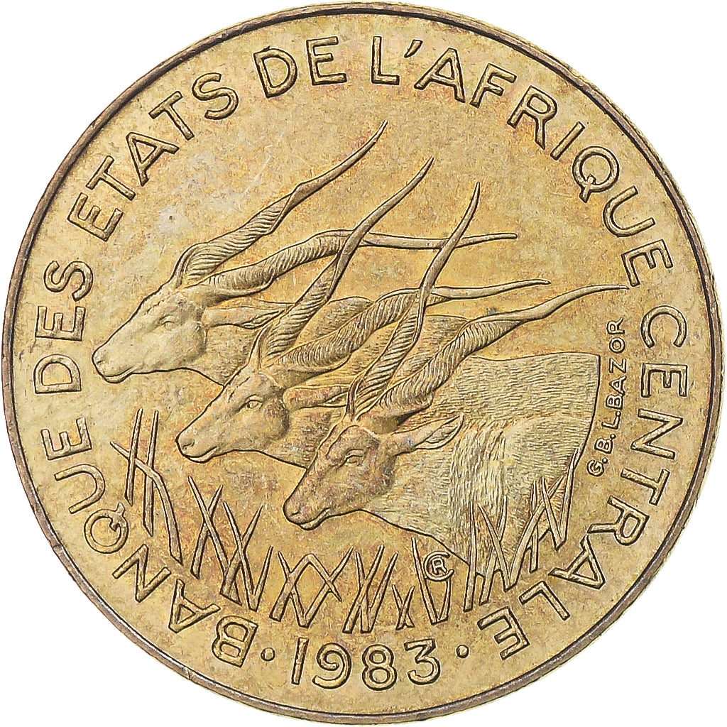 Moneta, Stati dell’Africa centrale, 5 Francs, 1983, Paris, SPL+