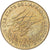 Moneda, Estados del África central, 5 Francs, 1983, Paris, SC+, Aluminio -