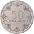 Moeda, Estados da África Central, 50 Francs, 1977, Paris, EF(40-45), Níquel