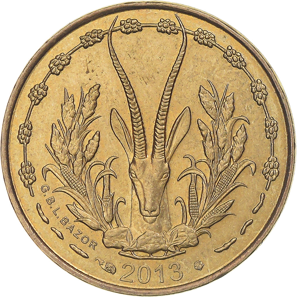 Moneta, Stati dell'Africa occidentale, 5 Francs, 2013, BB+