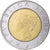 Moeda, Itália, 500 Lire, 1996, Rome, AU(50-53), Bimetálico, KM:181