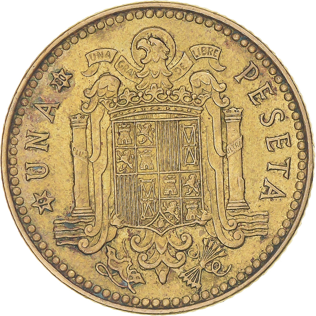 Munten, Spanje, Juan Carlos I, Peseta, 1980, FR+, Aluminum-Bronze, KM:806