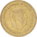 Moneda, España, Francisco Franco, caudillo, Peseta, 1974, MBC, Aluminio -