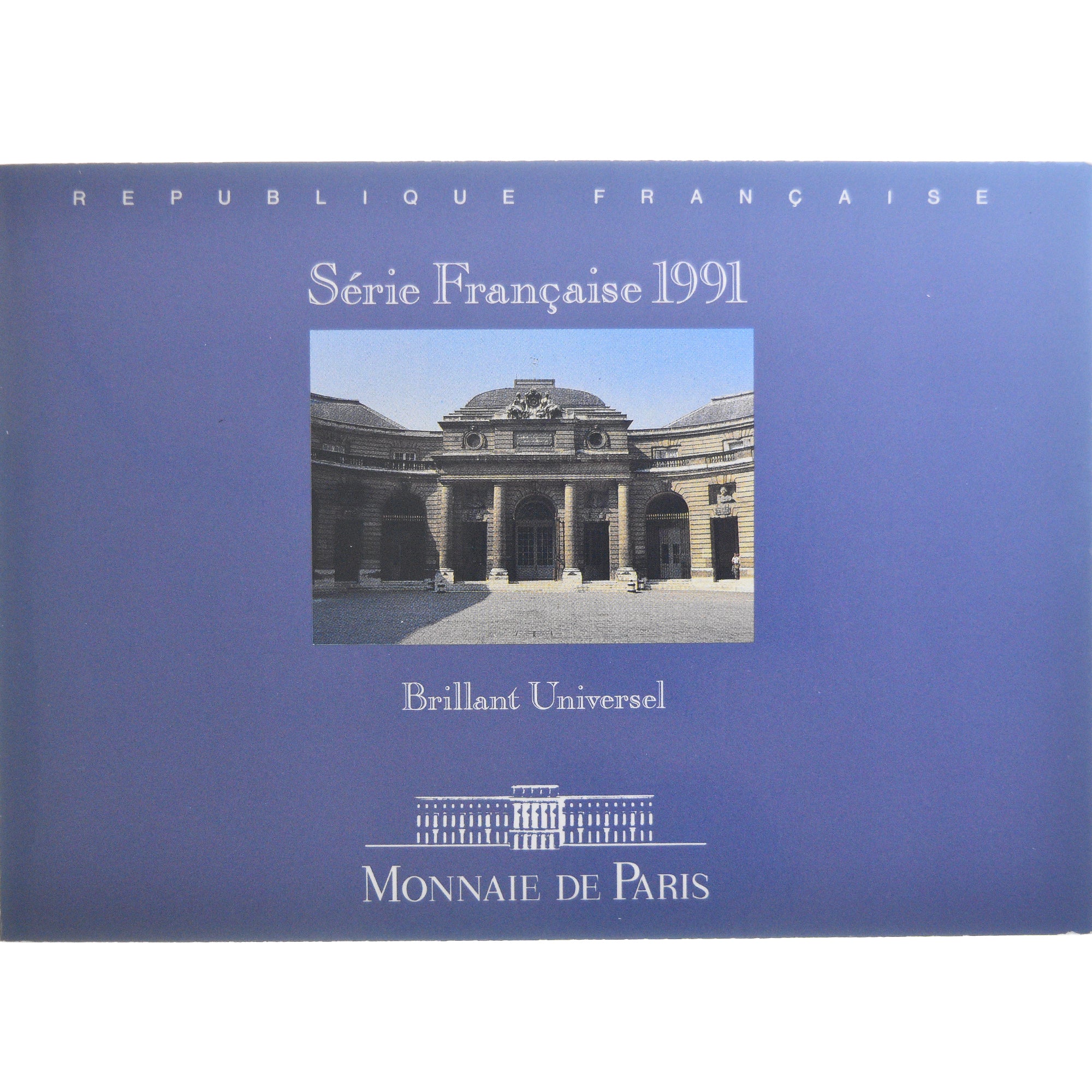 Coin, France, Set Francs BU, 1991, Monnaie de Paris, MS(65-70)