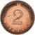 Coin, GERMANY - FEDERAL REPUBLIC, 2 Pfennig, 1974, Stuttgart, VF(30-35), Copper