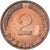 Moneta, Niemcy - RFN, 2 Pfennig, 1974, Stuttgart, AU(50-53), Miedź platerowana