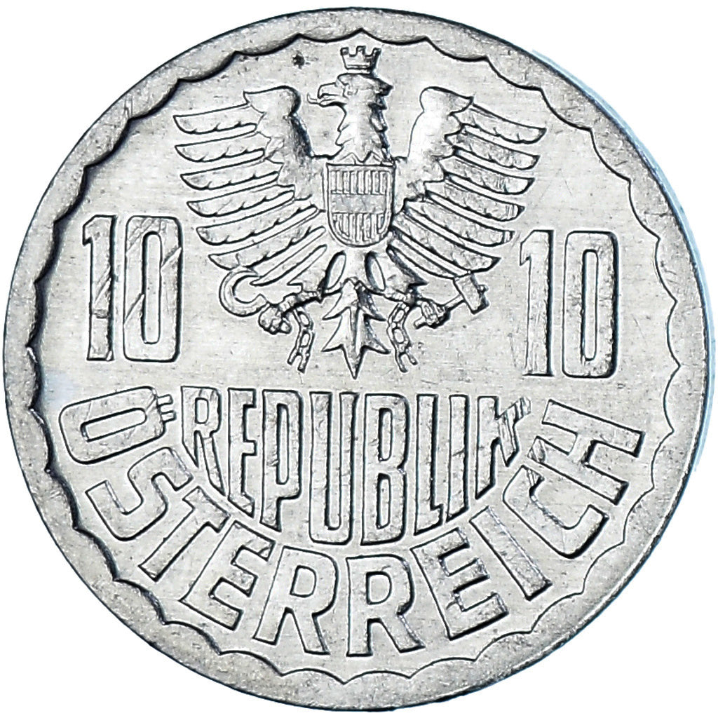 Moneta, Austria, 10 Groschen, 1990, Vienna, SPL, Alluminio, KM:2878