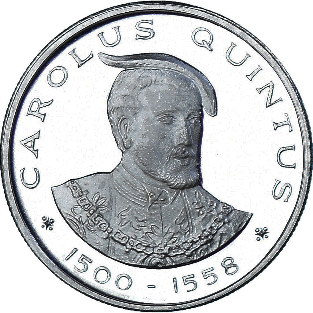 Coin, Eurozone, 2 ECU, 1972, 2 Ecu - Carolus Quintus, MS(63), Silver