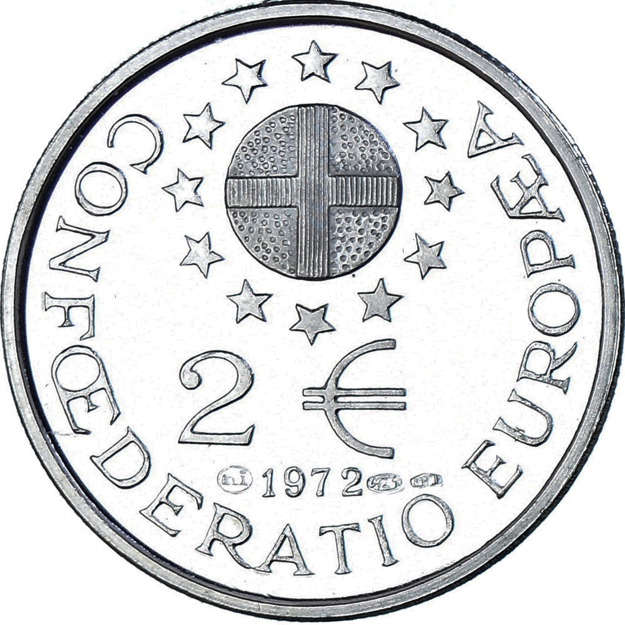 Coin, Eurozone, 2 ECU, 1972, 2 Ecu - Carolus Quintus, MS(63), Silver