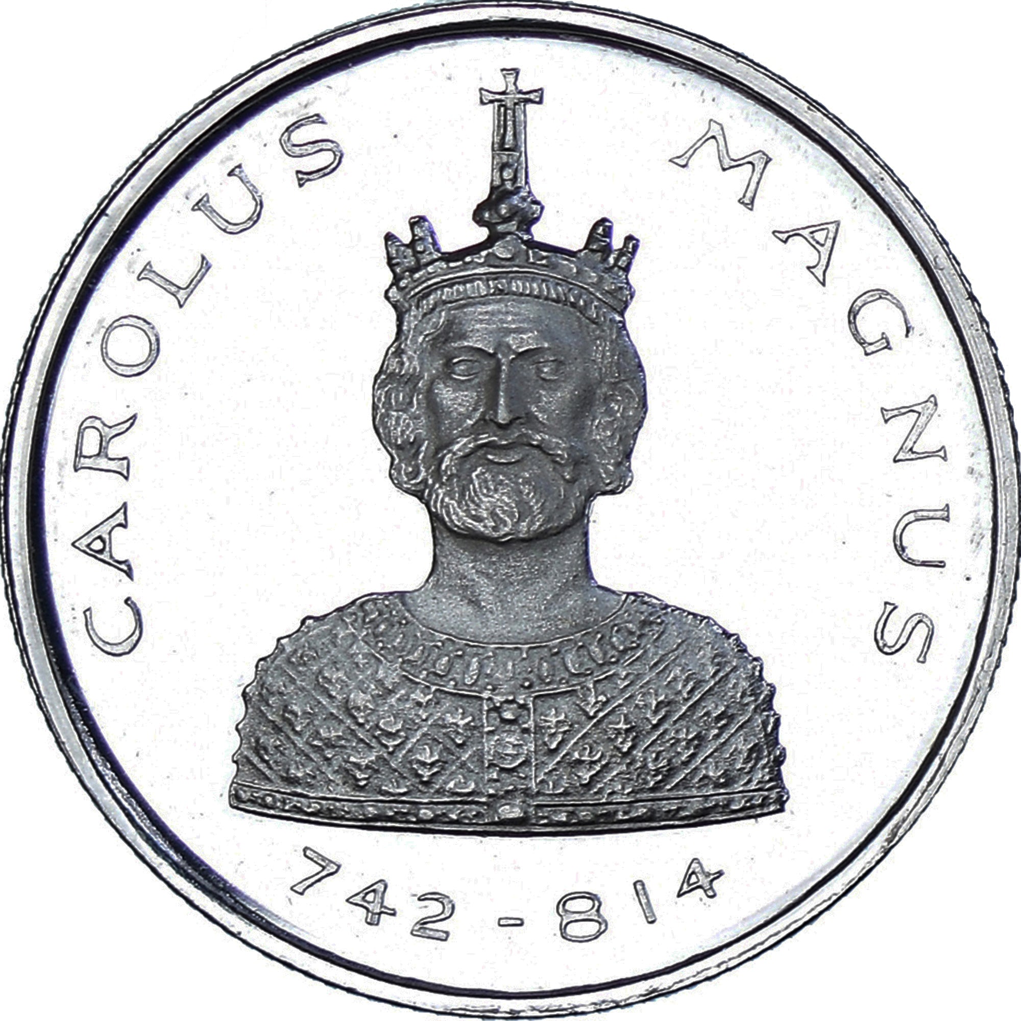 Coin, Eurozone, Ecu, 1972, 1 ECU Carolus Magnus, MS(63), Silver