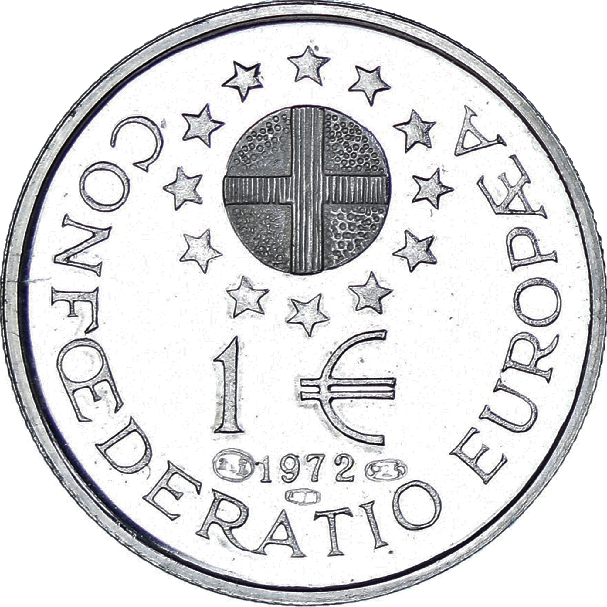 Coin, Eurozone, Ecu, 1972, 1 ECU Carolus Magnus, MS(63), Silver