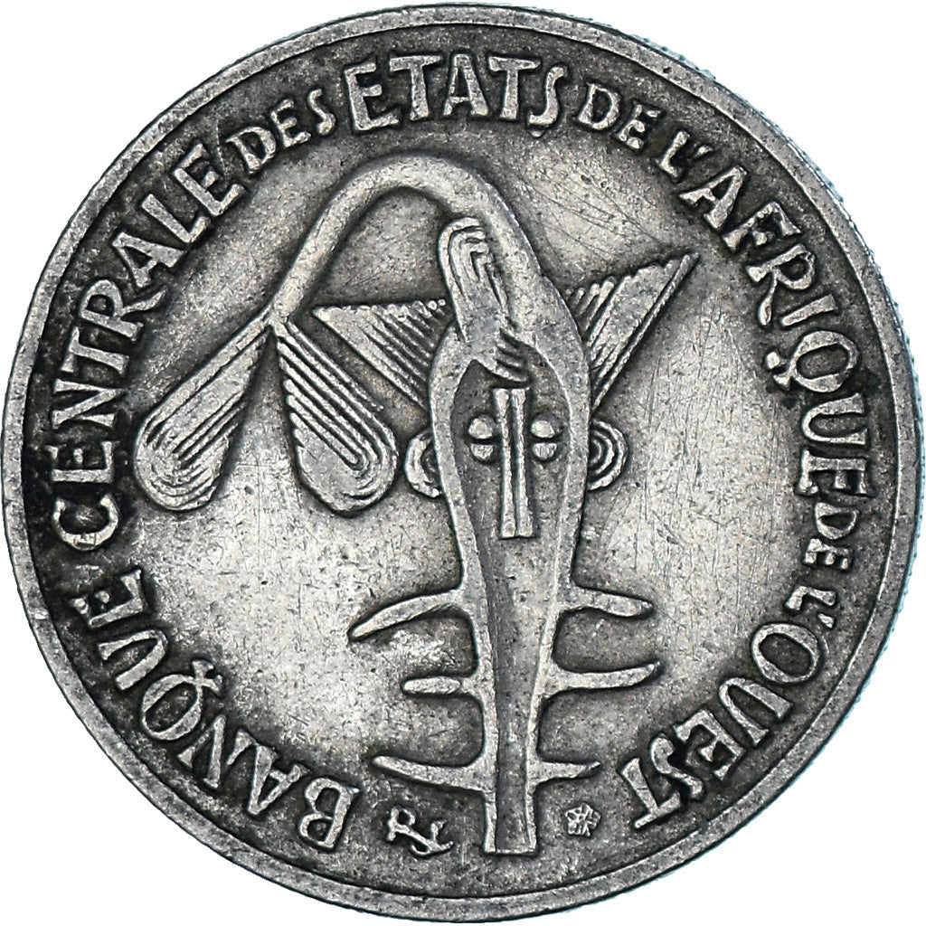 Coin, West African States, 50 Francs, 1972, États de l'Afrique de l'Ouest
