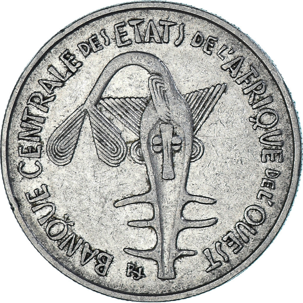 Moneta, Kraje Afryki Zachodniej, 100 Francs, 1968, EF(40-45), Nikiel, KM:4