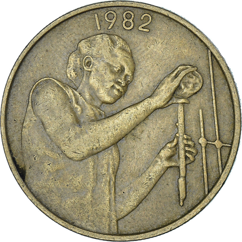 Moneta, Kraje Afryki Zachodniej, 25 Francs, 1982, FAO, EF(40-45)