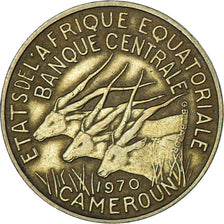 Moneta, Camerun, 5 Francs, 1970, Paris, BB, Alluminio-bronzo, KM:10
