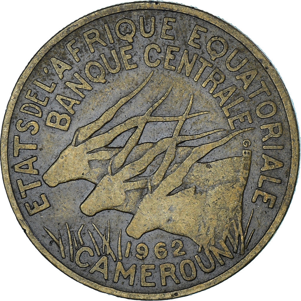 Coin, EQUATORIAL AFRICAN STATES, 25 Francs, 1962, Paris, VF(30-35)