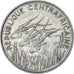 Coin, Central African States, 100 Francs, 1975, type 2, EF(40-45), Nickel, KM:7