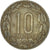 Moeda, Estados da África Central, 10 Francs, 1977, EF(40-45), Alumínio-Bronze