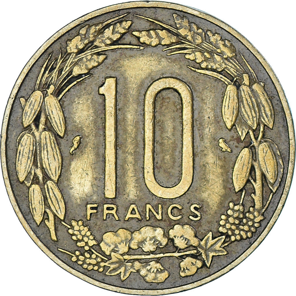 Coin, EQUATORIAL AFRICAN STATES, 10 Francs, 1969, Paris, EF(40-45)
