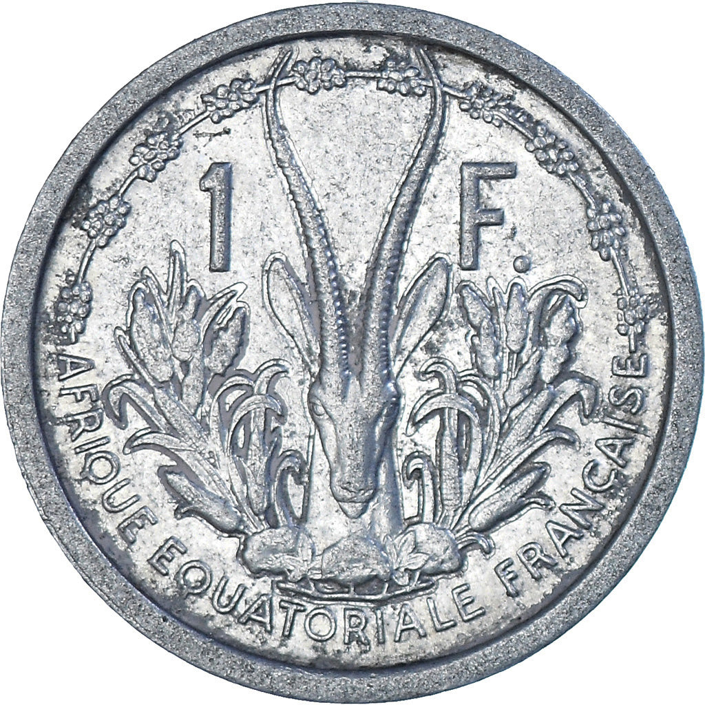Coin, French Equatorial Africa, Franc, 1948, Paris, EF(40-45), Aluminum, KM:6