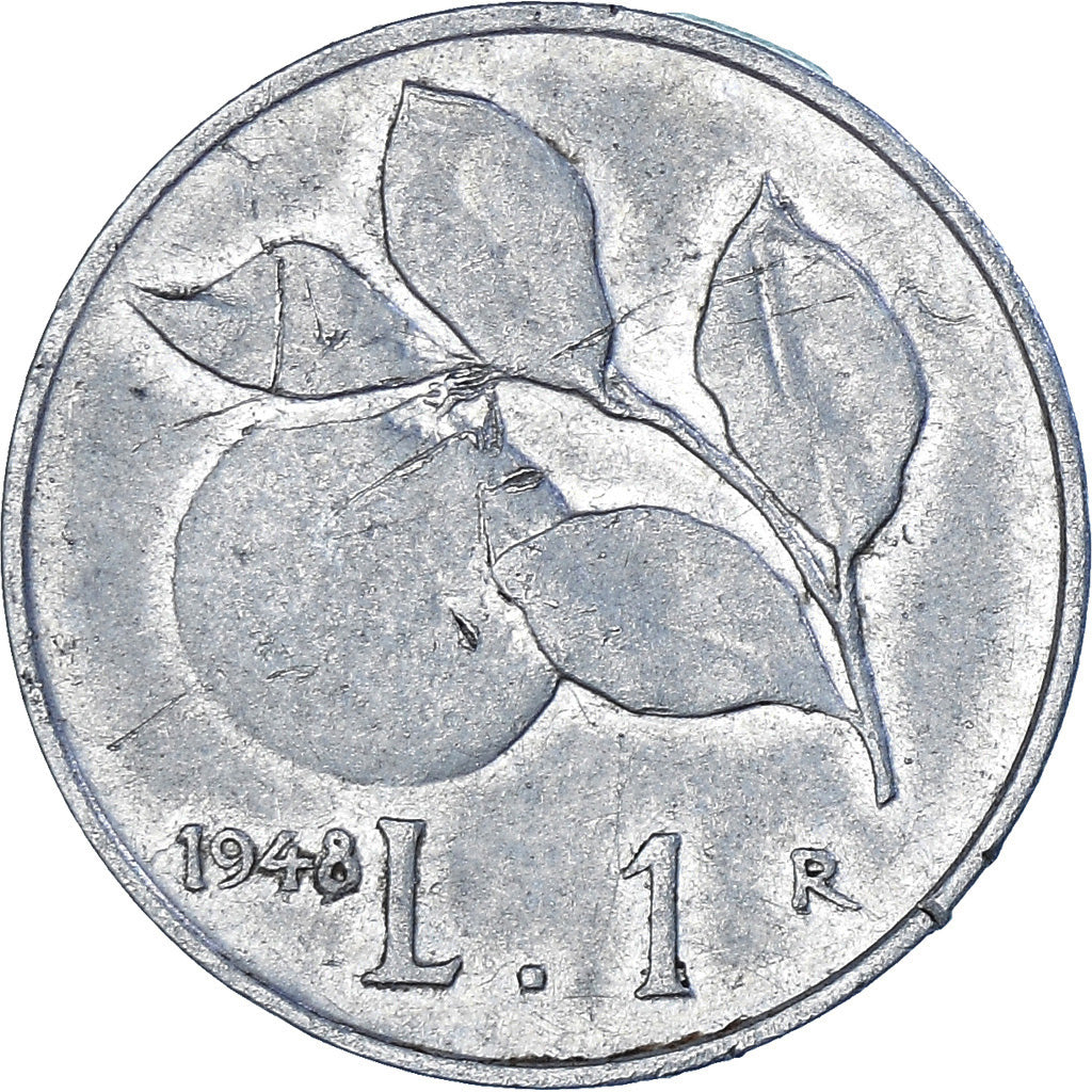 Moeda, Itália, Lira, 1948, Rome, VF(20-25), Alumínio, KM:87