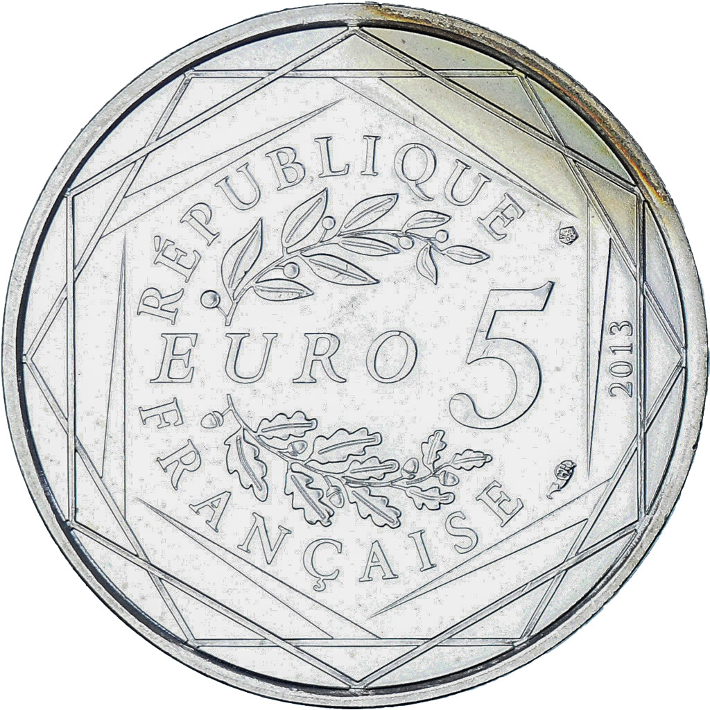 Francia, 5 Euro, Liberté, 2013, Paris, SC, Plata