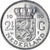 Moneta, Paesi Bassi, Juliana, 2-1/2 Gulden, 1980, BB+, Nichel, KM:191