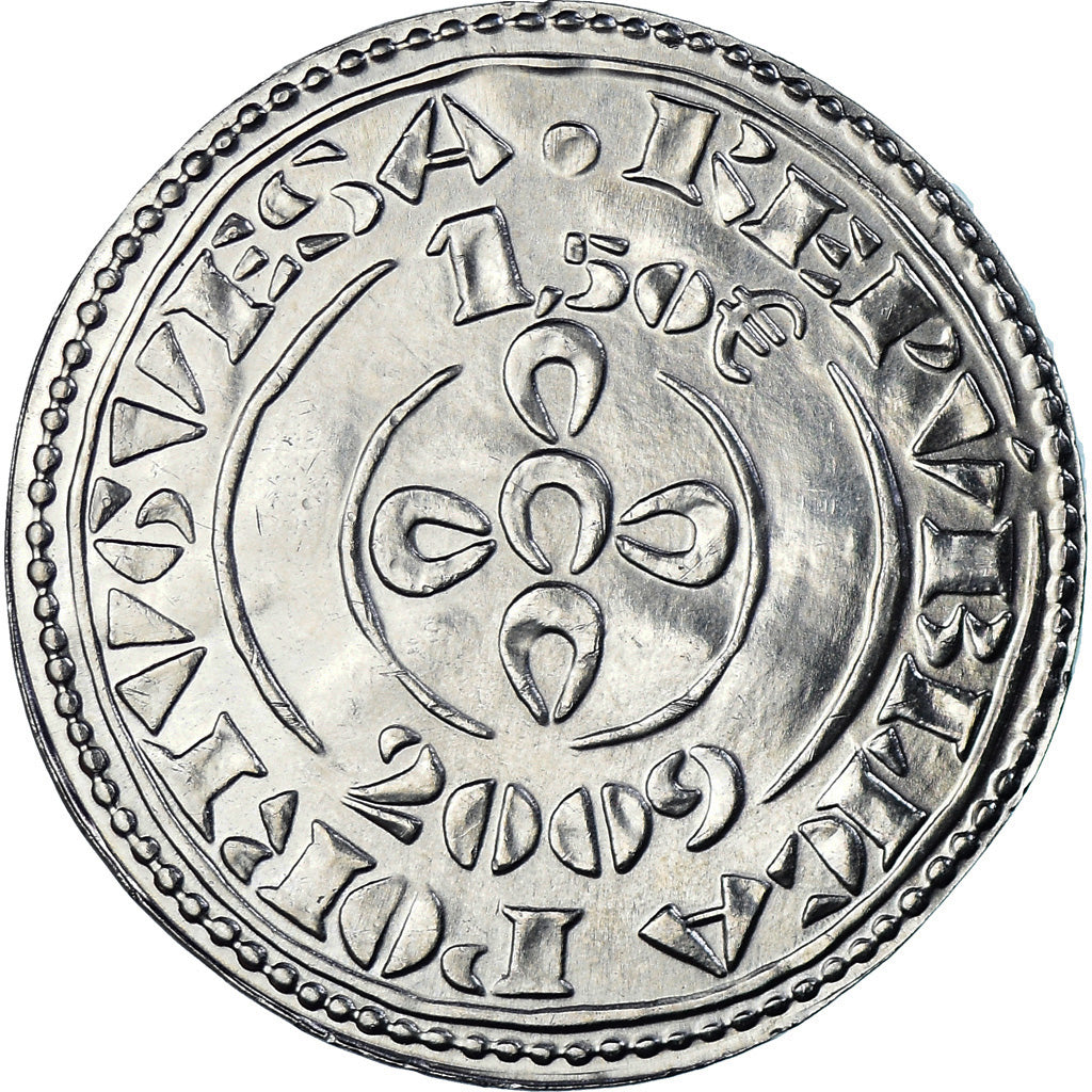 Portugal, 1-1/2 Euro, 2009, Lisbon, MS(63), Miedź-Nikiel, KM:789