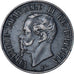 Moneda, Italia, Centesimo, 1861, Milan, MBC, Bronce, KM:1.1