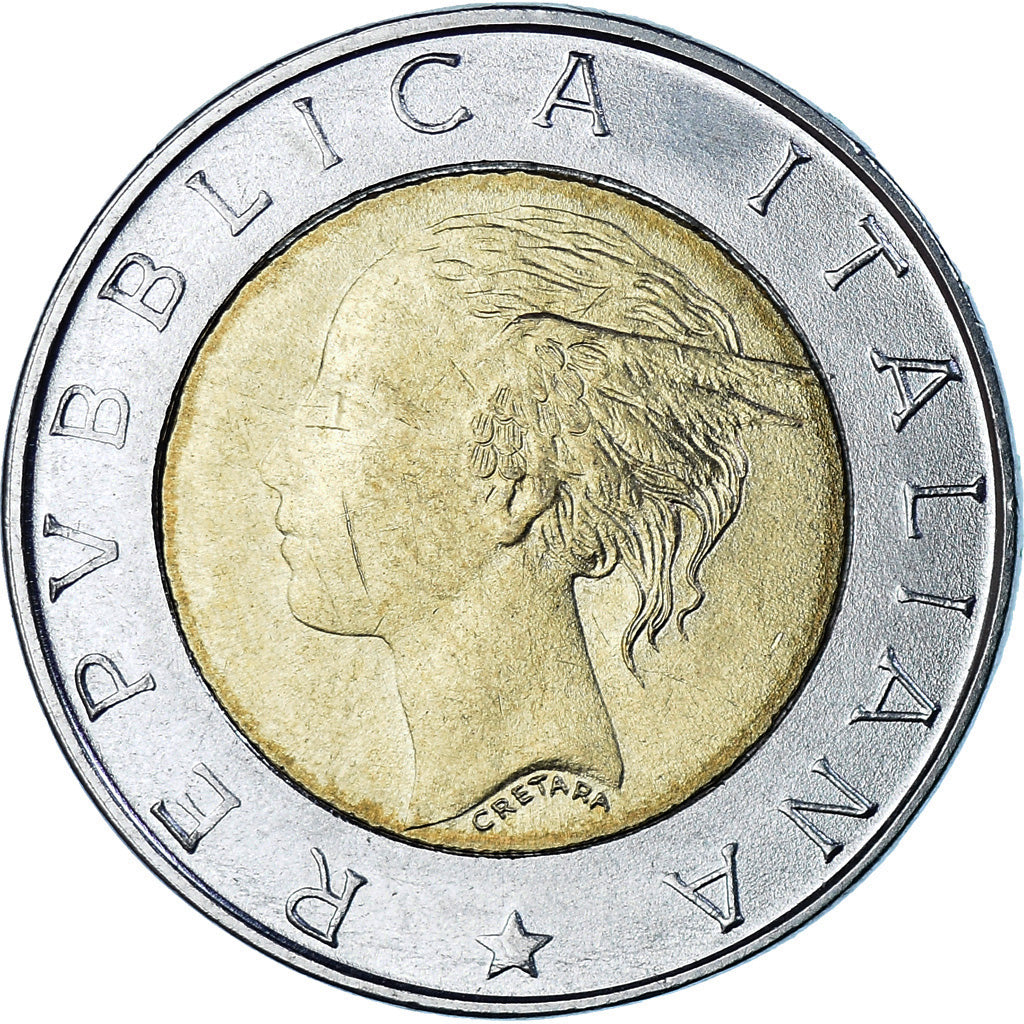 Moneta, Włochy, 500 Lire, 1998, Rome, IFAD, EF(40-45), Bimetaliczny, KM:193