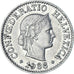 Coin, Switzerland, 10 Rappen, 1936, Bern, EF(40-45), Nickel, KM:27b