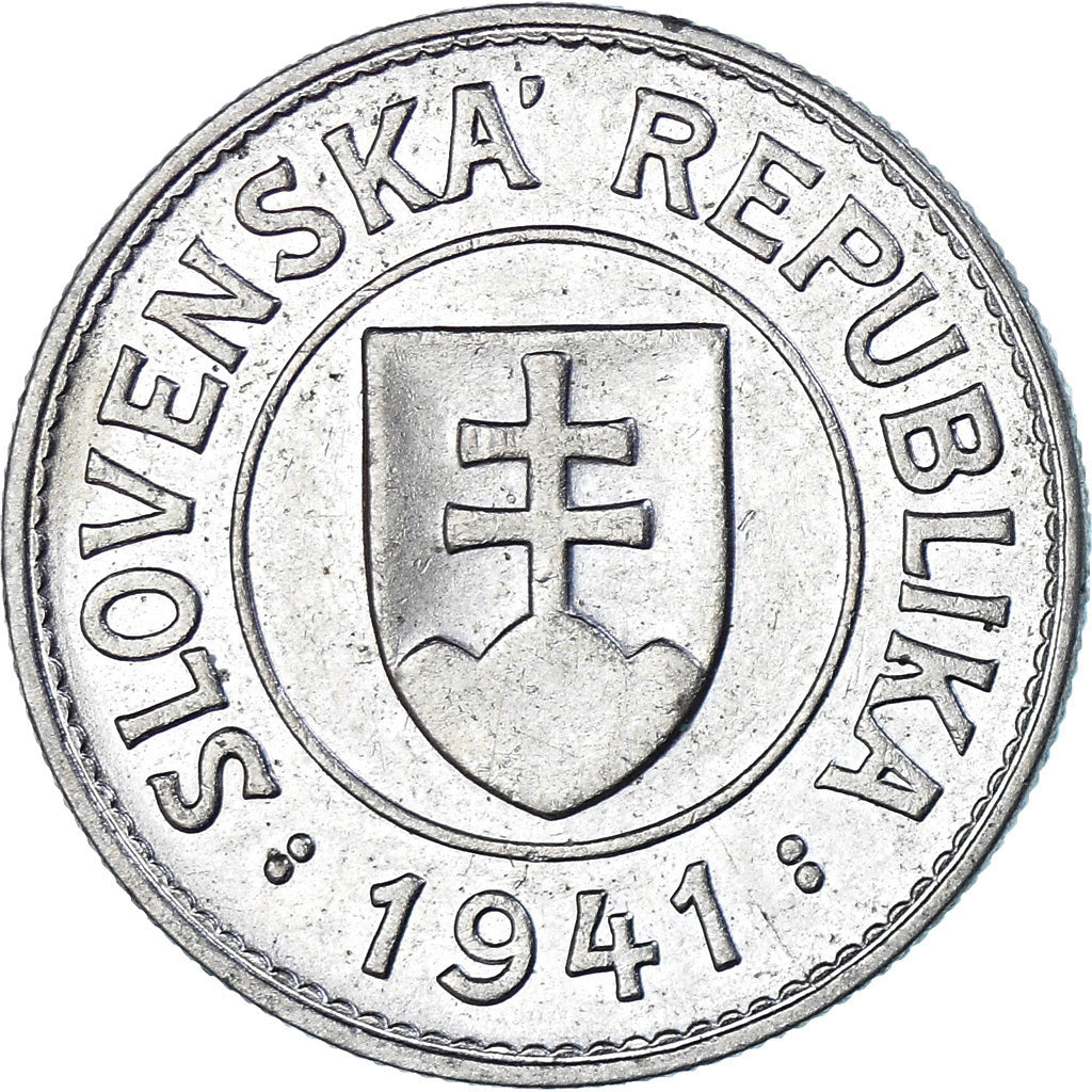 Monnaie, Slovaquie, Koruna, 1941, TTB, Cupro-nickel, KM:6