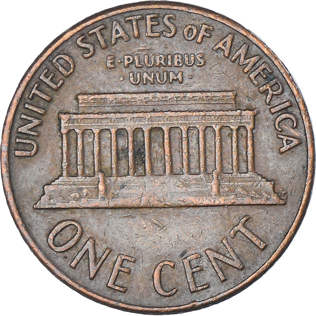 Coin, United States, Lincoln Cent, Cent, 1972, U.S. Mint, Denver, EF(40-45)