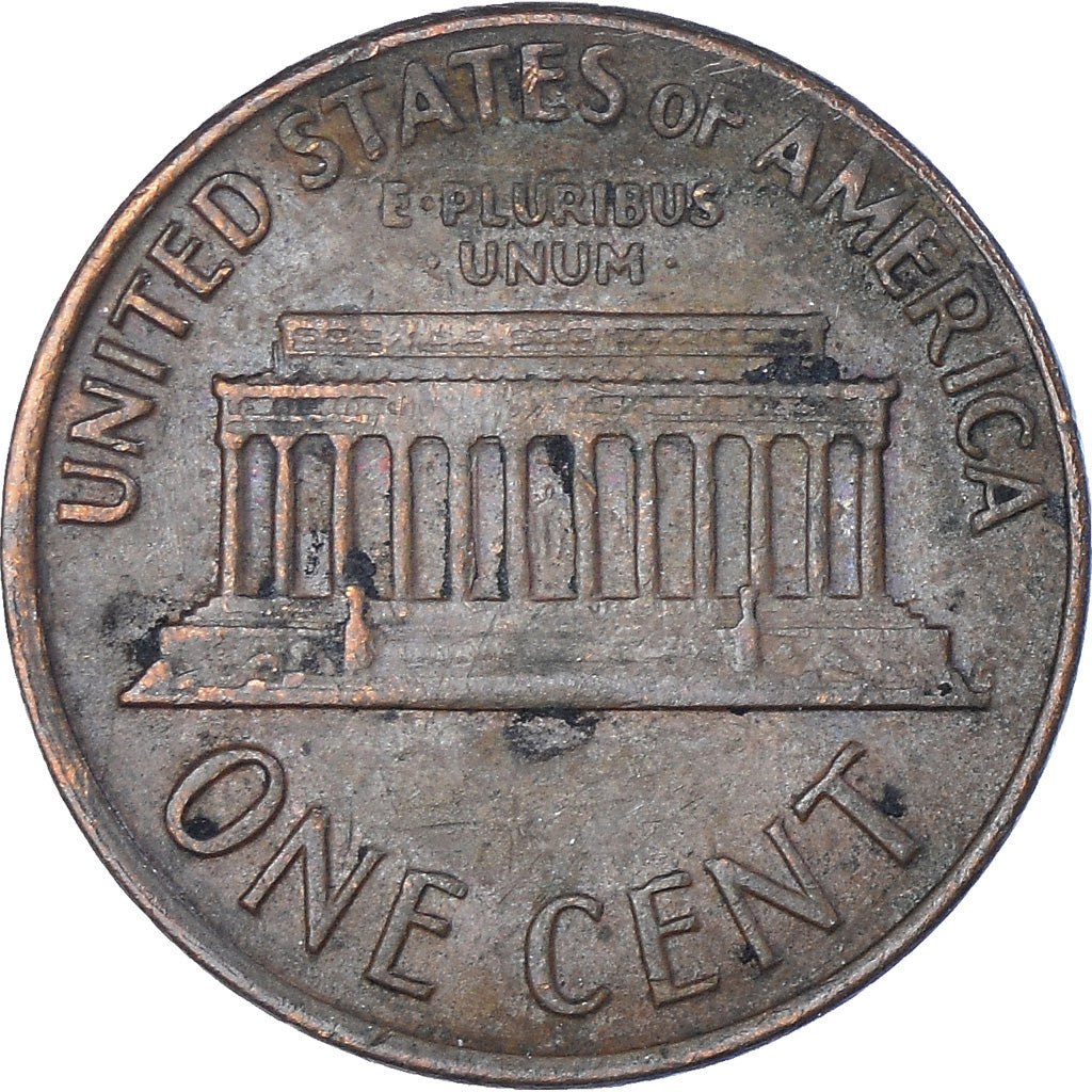 Coin, United States, Lincoln Cent, Cent, 1972, U.S. Mint, Denver, VF(20-25)