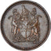 Coin, Rhodesia, 1/2 Cent, 1972, Pretoria, AU(50-53), Bronze, KM:9