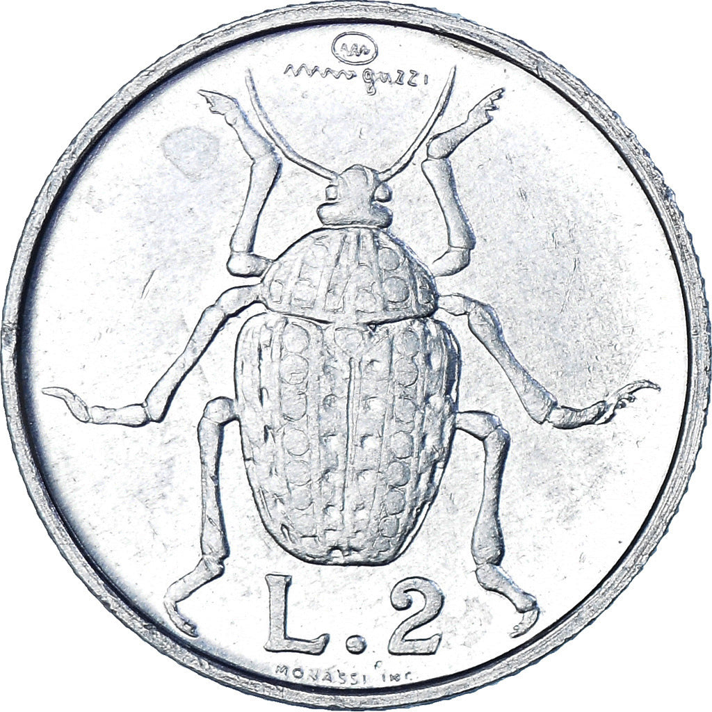 Monnaie, Saint Marin , 2 Lire, 1974, SPL, Aluminium, KM:31