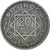 Moneda, Marruecos, Mohammed V, 20 Francs, AH 1366/1946, Paris, MBC, Cobre -