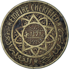 Coin, Morocco, Mohammed V, 50 Francs, AH 1371/1952, Paris, EF(40-45)