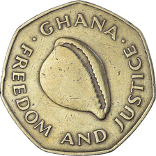 Moneda, Ghana, Cedi, 1979, MBC, Latón, KM:19