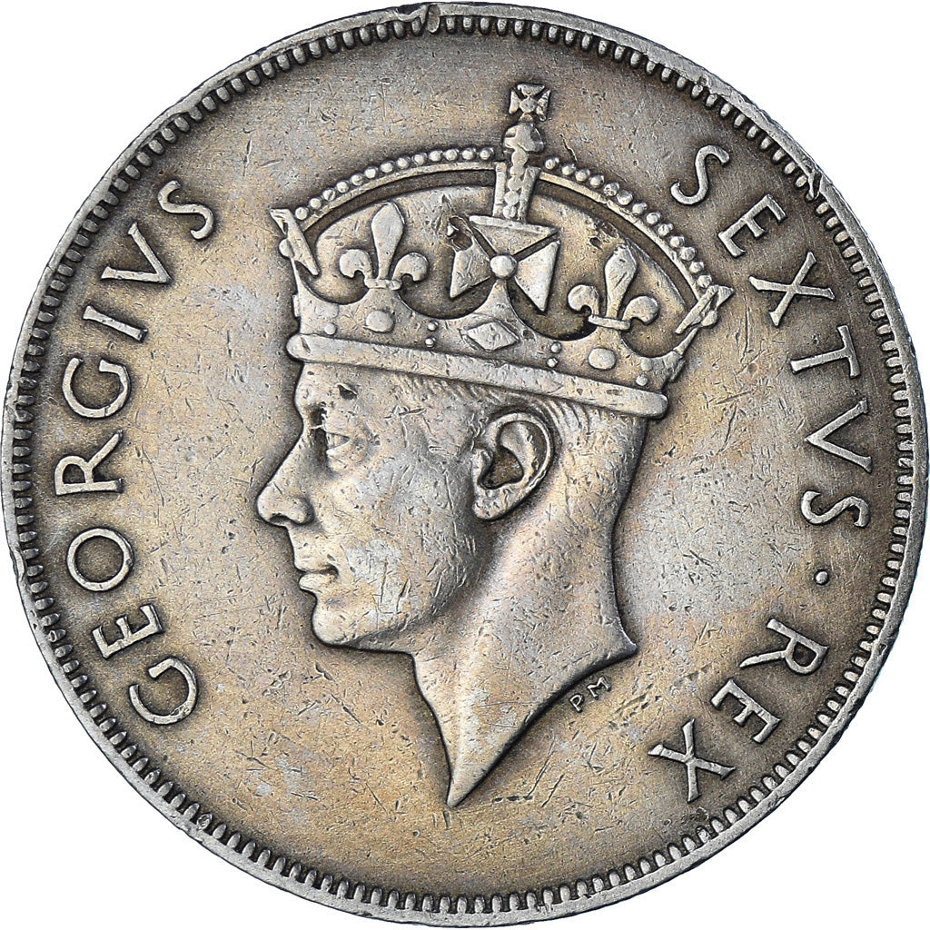 Moneda, ESTE DE ÁFRICA, George VI, Shilling, 1948, EBC, Cobre - níquel, KM:31