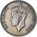 Moeda, ÁFRICA ORIENTAL, George VI, Shilling, 1948, AU(55-58), Cobre-níquel